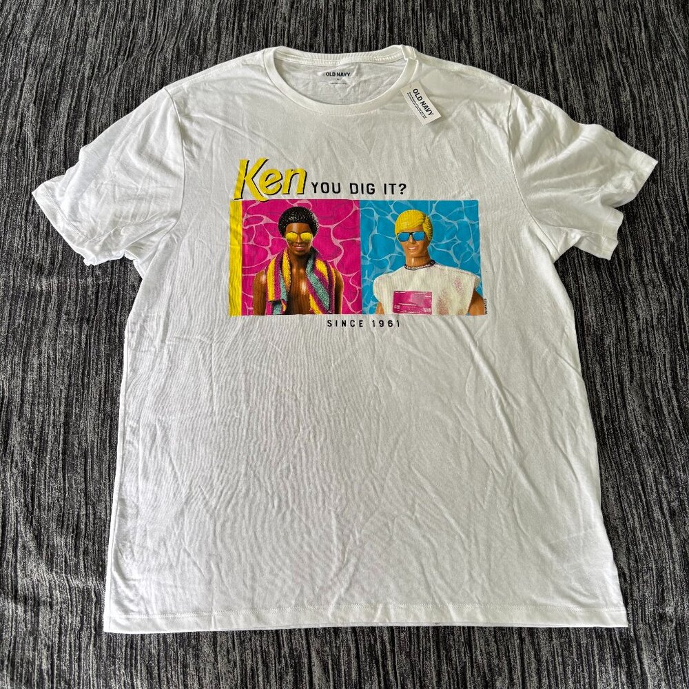 Old Navy Ken You Dig It Barbie T Shirt